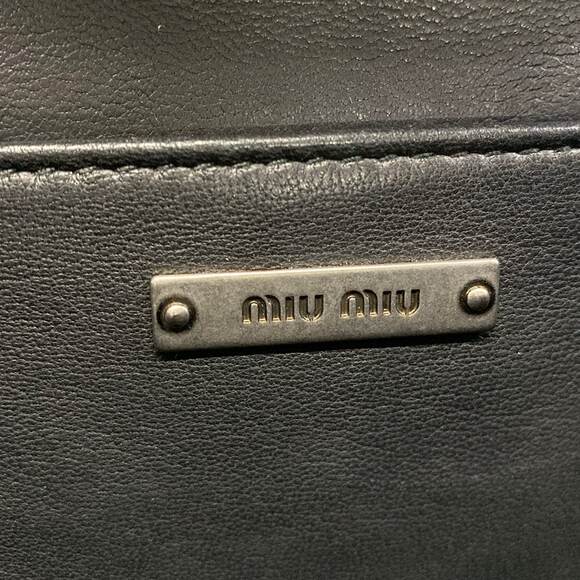 Miu Miu | Bags | Miu Miu Vintage Bag | Poshmark Miu Miu Shoulder Bag 5BF057 Black White